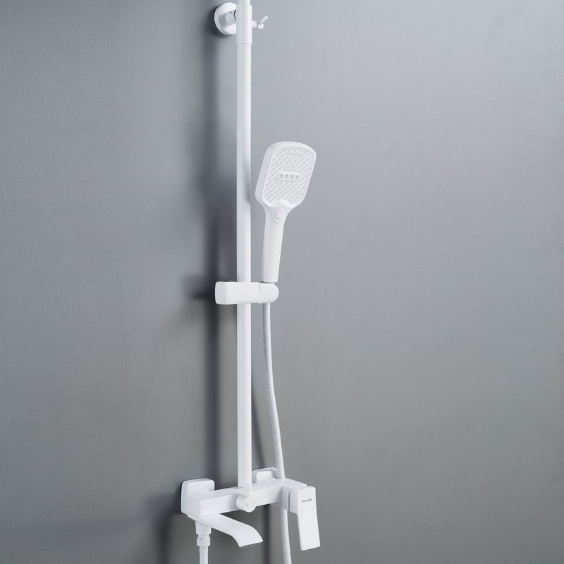 Душевая система / Тропический душ со смесителем S4036C, белый
