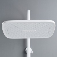 Душевая система / Тропический душ со смесителем S4036C, белый