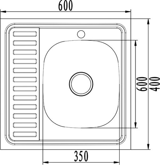 Мойка кухонная Mixline 527969