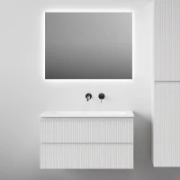 Мебель для ванной комнаты Sancos Snob T 90 подвесная, bianco, раковина СN7019wx