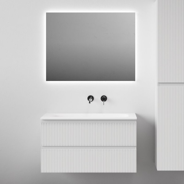 Мебель для ванной комнаты Sancos Snob T 90 подвесная, bianco, раковина СN7019wx