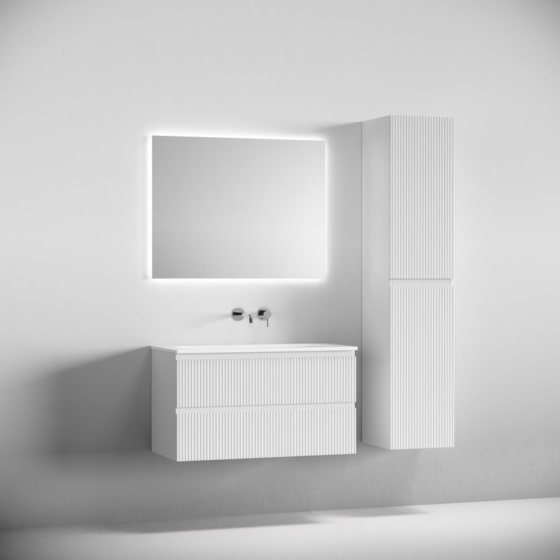 Мебель для ванной комнаты Sancos Snob T 90 подвесная, bianco, раковина СN7019wx