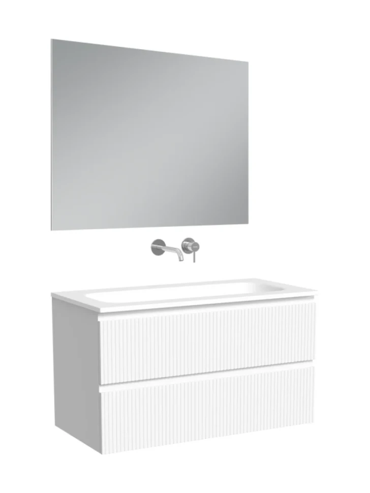 Мебель для ванной комнаты Sancos Snob T 90 подвесная, bianco, раковина СN7019wx