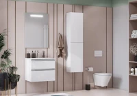 Тумба с раковиной Roca The Gap 60 2 ящика, белый глянец, раковина 3279A8000