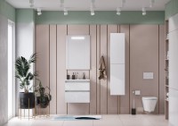 Тумба с раковиной Roca The Gap 60 2 ящика, белый глянец, раковина 3279A8000