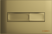 Кнопка смыва для унитаза DIWO 7325 пластик, цвет матовое золото