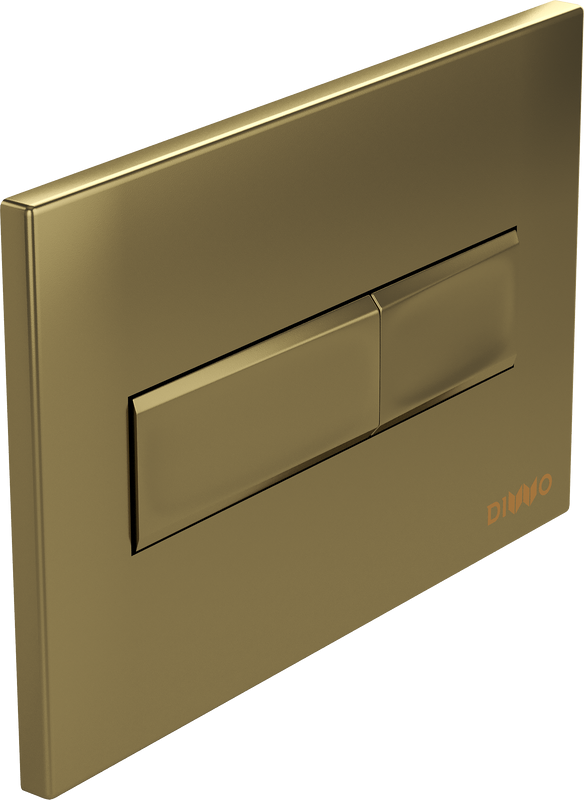 Кнопка смыва для унитаза DIWO 7325 пластик, цвет матовое золото