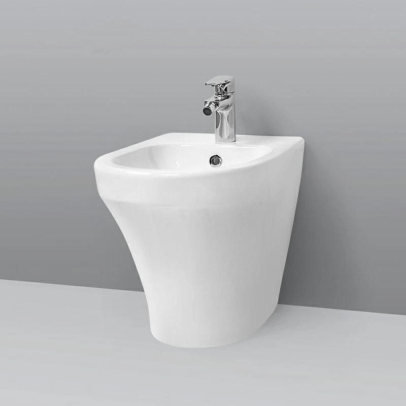 Биде напольное AM.PM Inspire C503111WH глянцевое белое