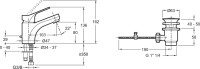 Смеситель для раковины Jacob Delafon Brive E75760-CP