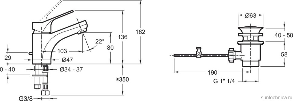 Смеситель для раковины Jacob Delafon Brive E75760-CP