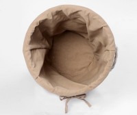 Корзина для белья Wasserkraft Aller WB-106-M белая, средняя