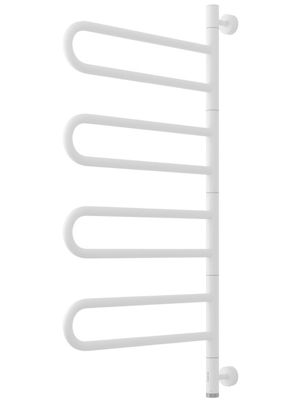 Полотенцесушитель электрический Сунержа Парео 4.0 30-0823-0978 100x50 см, скрытое подключение, матовый белый, E-образный