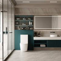 Унитаз-компакт напольный Abber Bequem AC1110 безободковый, с микролифтом, белый