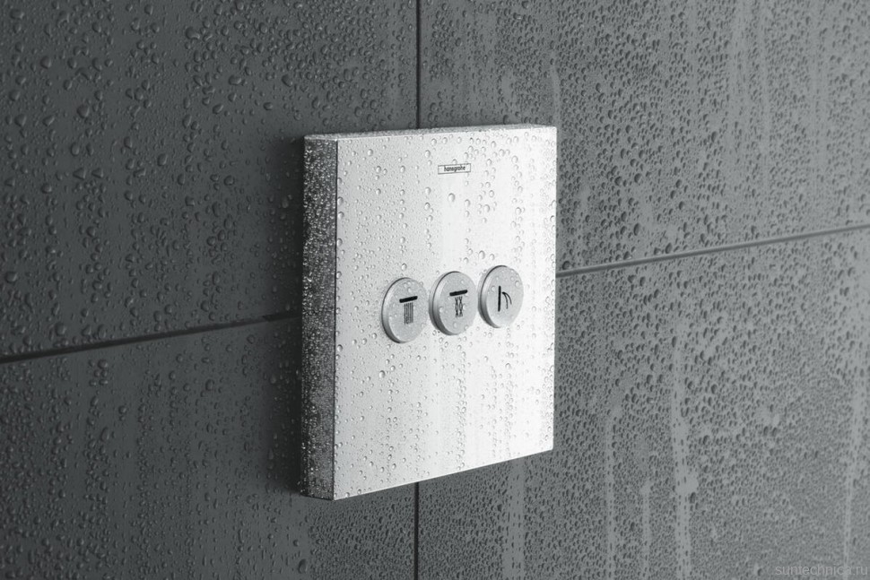 Душевой комплект Hansgrohe Raindance Select E 300 (3 jet) 26468000 + 27856000 + 26455000 + 15760000 + 15764000