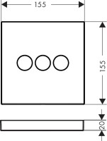Душевой комплект Hansgrohe Raindance Select E 300 (3 jet) 26468000 + 27856000 + 26455000 + 15760000 + 15764000