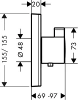 Душевой комплект Hansgrohe Raindance Select E 300 (3 jet) 26468000 + 27856000 + 26455000 + 15760000 + 15764000