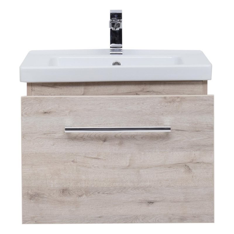 Тумба с раковиной Dreja Big Inn 65 подвесная, дуб кантри