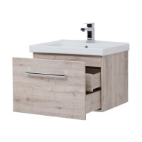 Тумба с раковиной Dreja Big Inn 65 подвесная, дуб кантри