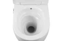 Унитаз подвесной Abber Bequem AC1104TNS бзободковый, с микролифтом, белый