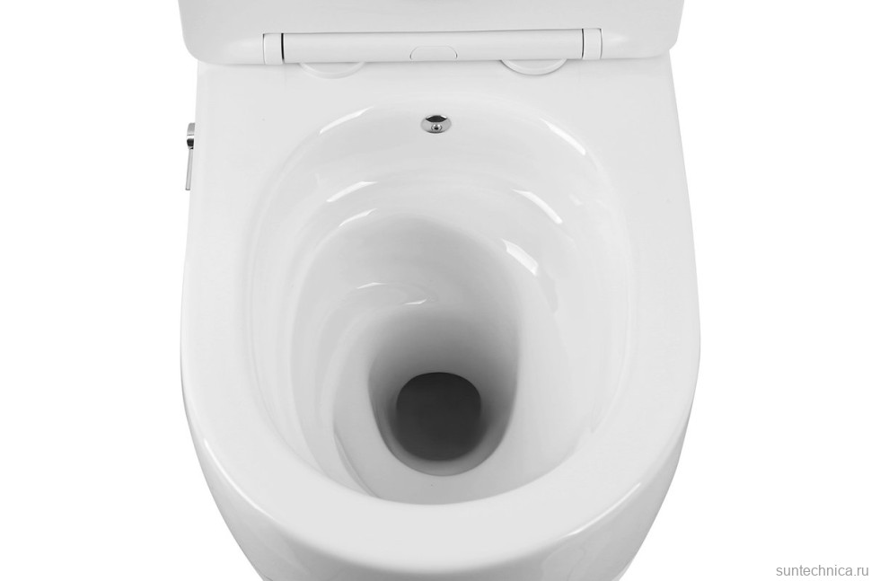 Унитаз подвесной Abber Bequem AC1104TNS бзободковый, с микролифтом, белый