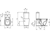 Унитаз-компакт напольный Ideal Standard Connect space Connect Space E119501