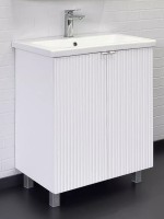 Мебель для ванной комнаты Comforty Лима 70 напольная, матовая белая