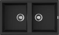 Мойка кухонная Omoikiri Tedori 86-2-BL чёрная