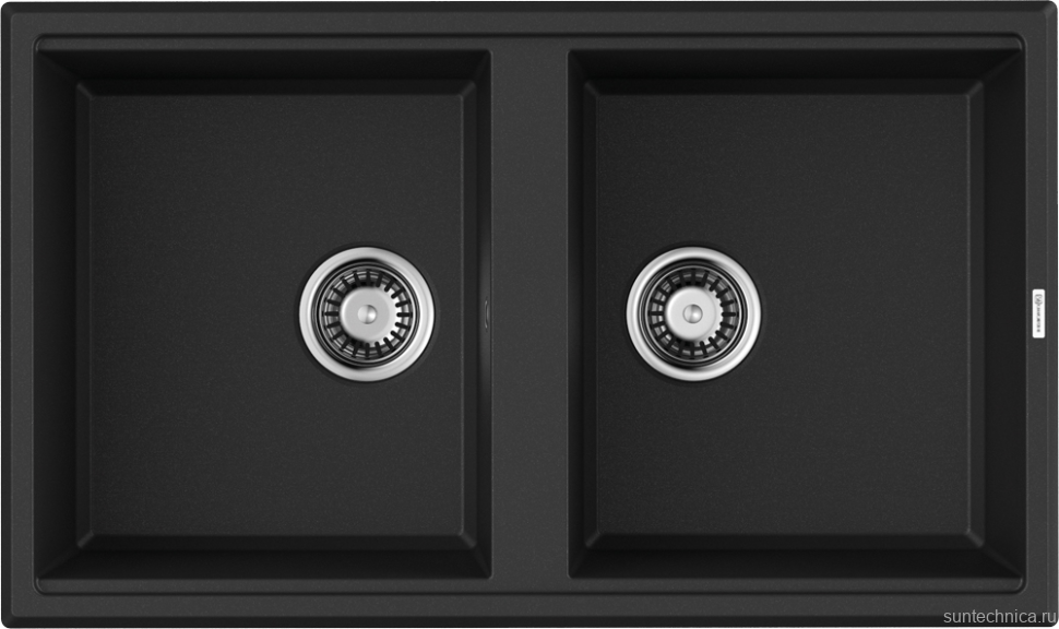 Мойка кухонная Omoikiri Tedori 86-2-BL чёрная