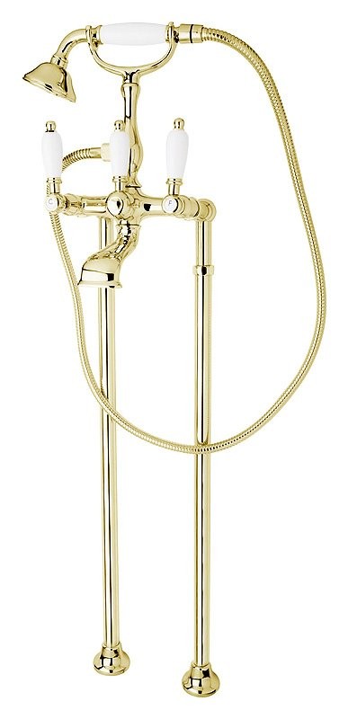 Напольный смеситель для ванны с душем Cezares First FIRST-VDP-03/24-Bi