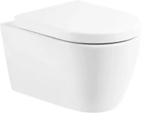 Унитаз подвесной BelBagno Marino BB105CHR безободковый, крышка BB105SC с микролифтом