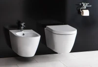 Унитаз подвесной BelBagno Marino BB105CHR безободковый, крышка BB105SC с микролифтом