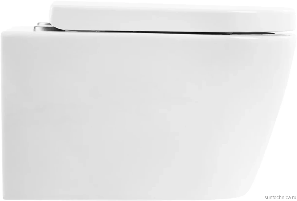Унитаз подвесной BelBagno Marino BB105CHR безободковый, крышка BB105SC с микролифтом