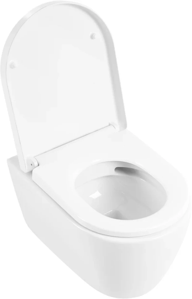 Унитаз подвесной BelBagno Marino BB105CHR безободковый, крышка BB105SC с микролифтом