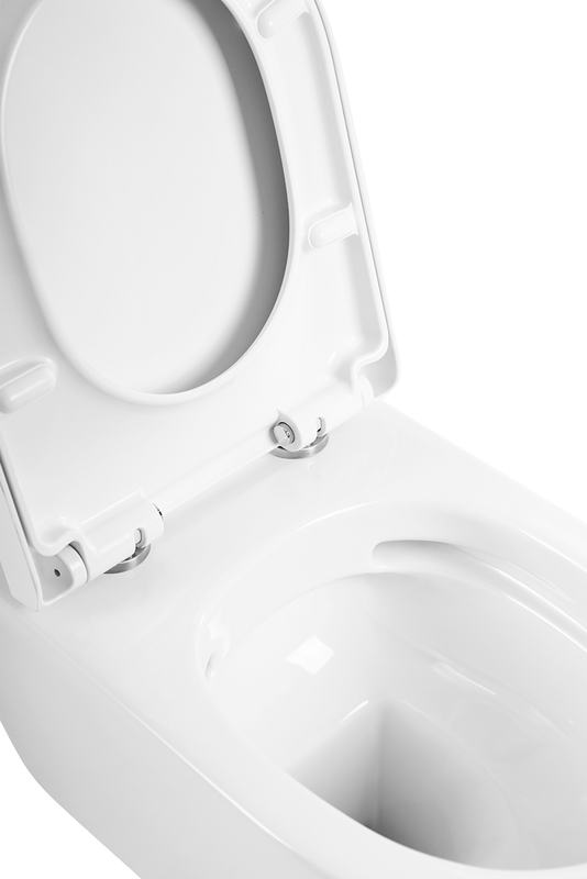 Унитаз подвесной BelBagno Marino BB105CHR безободковый, крышка BB105SC с микролифтом