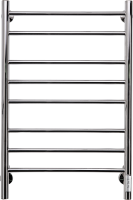 Полотенцесушитель электрический Comfysan Luce EC-8 80x55 см, подключение справа, слева, хром, лесенка, из стали