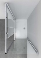 Душевой уголок Vincea Soft VSR-3SO9014CL 140х90 см, профиль хром