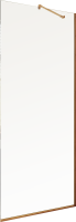Душевая перегородка Maybahglass MGD-683-2у 119 см, профиль бронза, стекло прозрачное