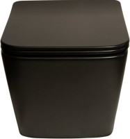 Унитаз подвесной SantiLine SL-5004MB безободковый, с микролифтом