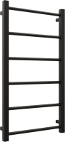 Полотенцесушитель водяной Grota Simple 80x43, RAL9005 черный матовый