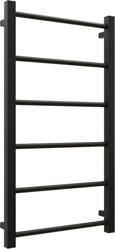 Полотенцесушитель водяной Grota Simple 80x43, RAL9005 черный матовый