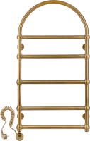 Полотенцесушитель электрический Secado Римини 4603777478377 105x55 см, подключение слева, бронза, лесенка, латунь