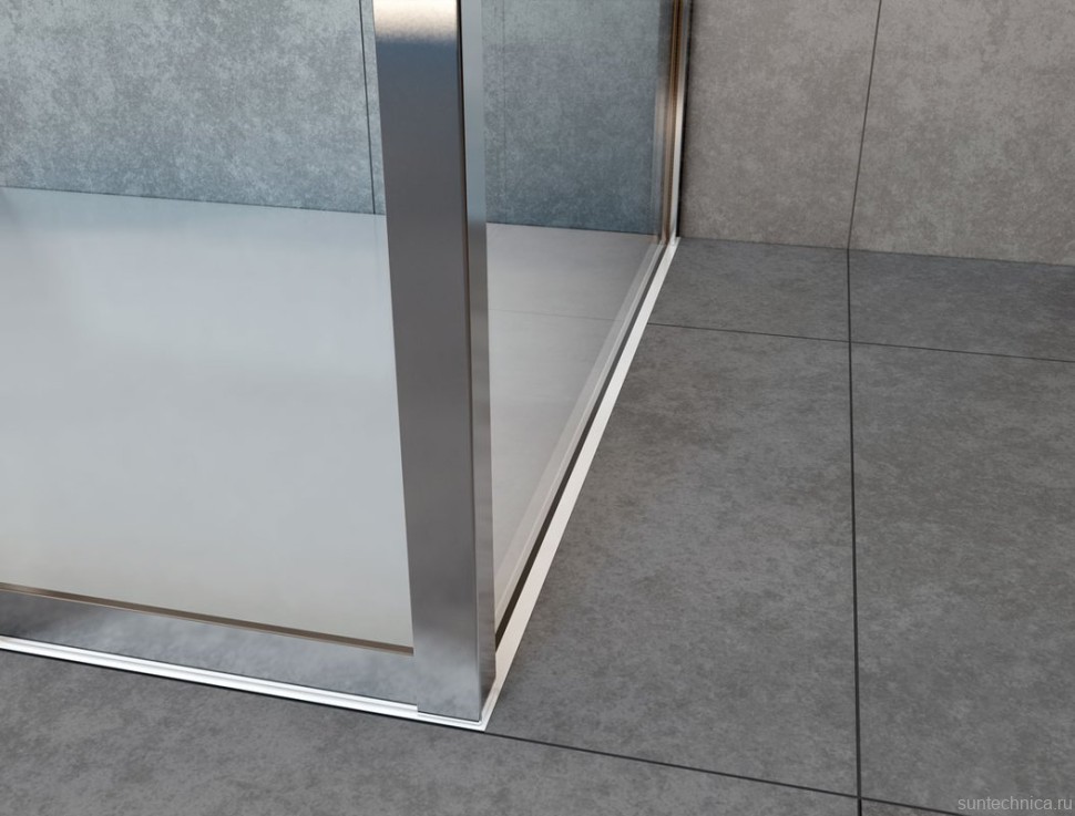 Душевой уголок Vincea Garda VSR-1G21019CL 190x100 см, профиль хром, стекло прозрачное