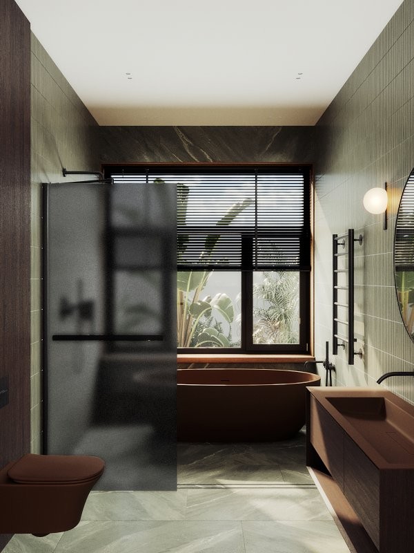 Душевая перегородка Maybahglass MGD-1462-6ш 99 см, профиль черный, стекло графит матовое