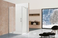 Душевой уголок Vincea Extra VSR-1E901090CL 100x90 см, профиль хром, стекло прозрачное