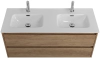 Мебель для ванной комнаты BelBagno Kraft 140 2 ящика, для двоих, rovere nebrasca nature