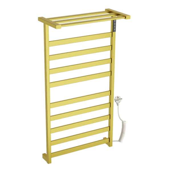 Полотенцесушитель электрический Wonzon & Woghand WW-1029-BG брашированное золото