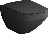 Унитаз подвесной AM.PM Inspire V2.0 FlashClean C50A1700MBSC безободковый, черный матовый