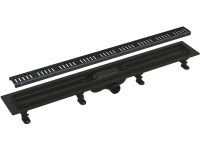 Душевой трап (лоток) AlcaPlast APZ10Black APZ10BLACK 550 с решеткой и опорами Душевой трап (лоток) AlcaPlast APZ10Black APZ10BLACK 550 с решеткой и опорами