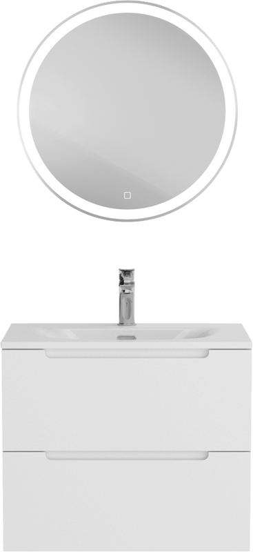 Тумба с раковиной BelBagno Etna 70 bianco opaco, раковина BB-8099-70