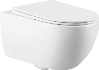 Унитаз подвесной Art&Max Siena AM221CHR/SC с микролифтом, белый